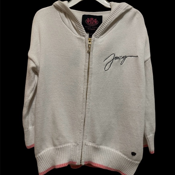 Juicy Couture Black Label zip-up knit sweater - Picture 2 of 2